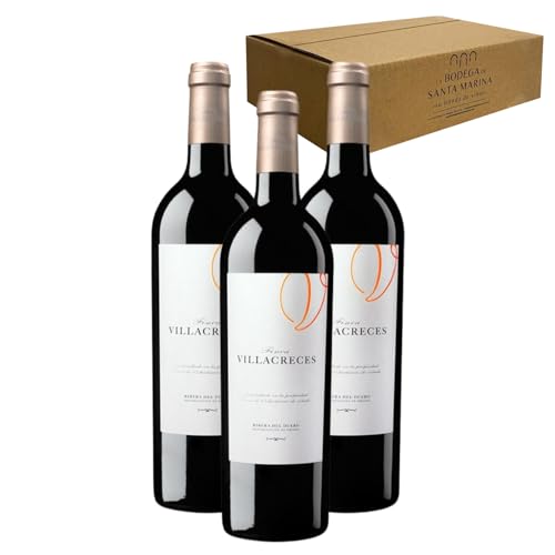 Finca Villacreces - Ideal para Maridar con Carne y Comida Mediterránea - Pack 3 Botellas 75cl