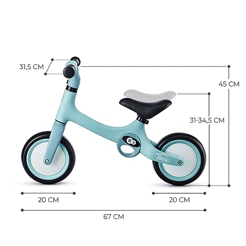 Kk Kinderkraft Tove Bicicletta Bambini Da 1,5 Anni, Bici Senza Pedali, Design Sportivo, Regolazione Della Sella, Bloccasterzo, Montaggio Facile, Struttura Leggera - 2 Kg, Verde - 7