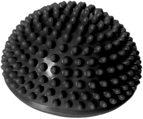 Miniatura 8 de Media pelota de equilibrio de yoga para entrenamiento de fitness, entrenador de equilibrio semicircular de PVC con bandas, pelota de estabilidad