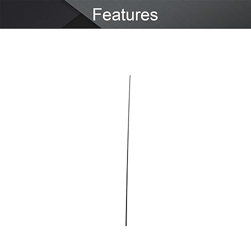 Miniatura 7 de Fielect Varilla de fibra de carbono de 0.039 in para avión RC Mate Pole Longitud 15.748 in 15.7 pulgadas 5pcs