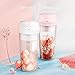 Portable Personal Smoothie Blender, Portable Personal Fruit Juicer with Hidden 304 Stainless Steel Blade with Lock Indicator and Juicer Mixer with USB Type-C Fast Charging for Gym, Office, Travel