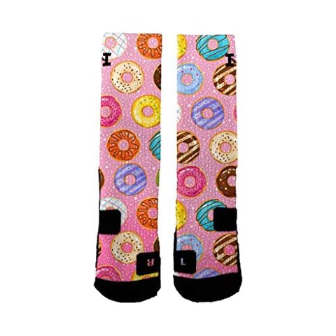 HoopSwagg Brand Athletic Socks Donut Delight Large Cover