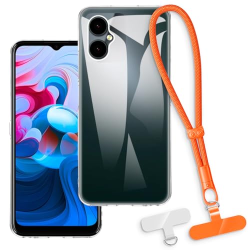 OAGELIM 2-in-1�ی�P�[�X�ƃ��X�g�X�g���b�v SPC Discovery SE �Ƃ̌݊������� ���O���\�ȃ��j���[�h�t���d�b�J�o�[�A����~�ߕ����h�~�O���b�v�n���h�� (�N���A + �I�����W)