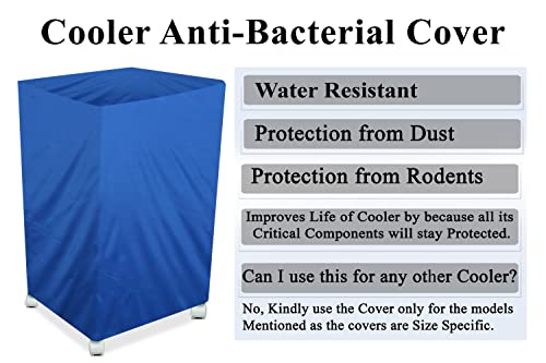 Image of The Furnishing Tree Air Cooler Cover compatible for Orient Electric Knight CD7002HR 70 Ltr Medium Tower Cooler, Ployester, Royal Blue