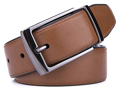 Fabio Valenti Men's Dress Casual Every Day Reversible Leather Belt3