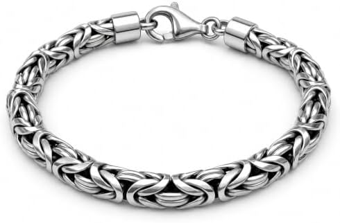 Pulsera bizantina para hombre de pl...