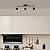 Globe Electric 64000091 21" 3-Light Track Lighting, Matte Black, Pivoting Shades, Ceiling Lamp for Bedroom, Kitchen, Hallway, Bathroom, Den, Dining Room, Home Décor
