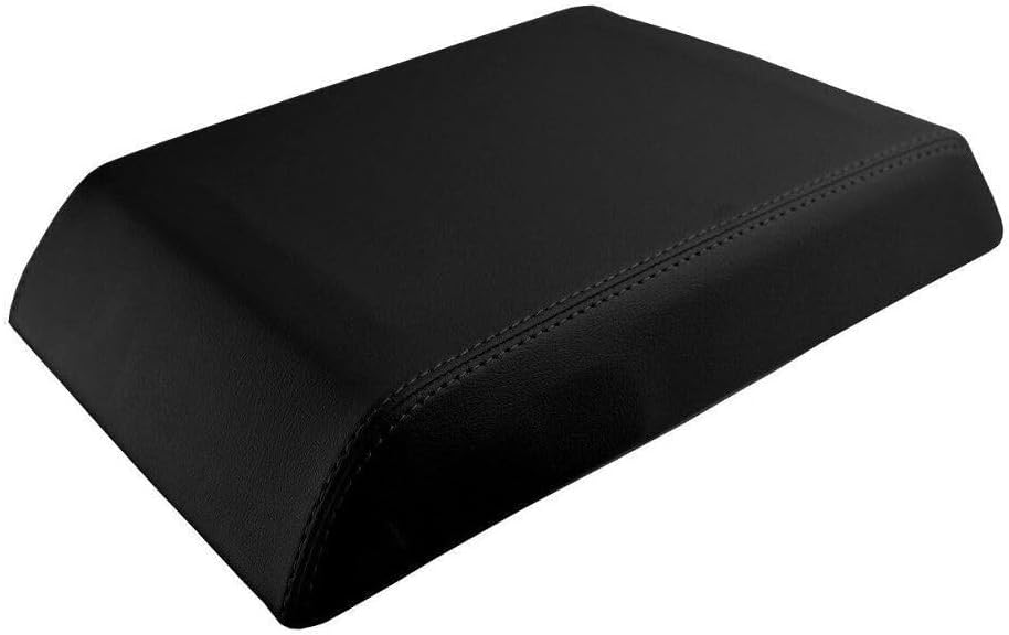 MANCHE Console Lid Pull Over Armrest Cover Leather Black Vinyl Center,Front for Hummer for H2 2003-2007 HUM-H2-0307