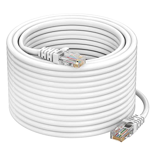 Image of Sounce Cat6 Ethernet Cable 20-Meter-High Speed 550MHZ / 10 Gigabit Speed UTP LAN Cable Network Cable Internet Cable RJ45 Cable LAN Wire, Patch Computer Cord Gigabit Category 6 Wires for Modem Router