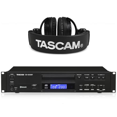 TASCAM CD-200BT rackmount player bundle
