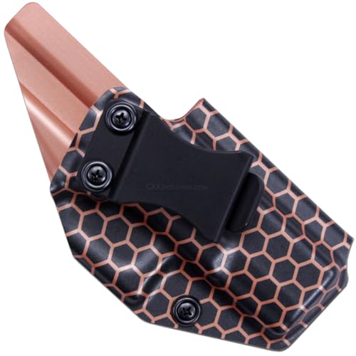 Image of KYDEX Thermoform Sheet - (Honeycomb Camo) - (Liquid Metal) - (Copper /Black - Reversed) - (8in x 12in) - (1 Sheet) - (for Holster Making, Cosplay, Hobby) - (USA Made)