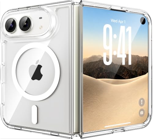 Temdan Magnetic for iPhone Duo Case Compatible with Magsafe Clear - image 1