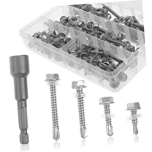 Vis métalliques tête creuse anticorrosion Healvian en acier inoxydable 410