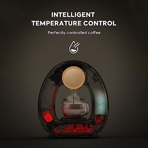 Image of Semi-automatic Coffee Maker for Home 240ml 85 Degrees Constant Temperature 1400W Silent Portable Americano Coffee Maker Machine for Coffee Powder Tea-leaf