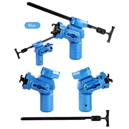 2 PCS Metal Fusion Steel Power Launchers (Only Compatible with Metal Fusion), Gyro Launcher(Right-Spin), Spinning Tops Accessories (Ripper Launchers)
