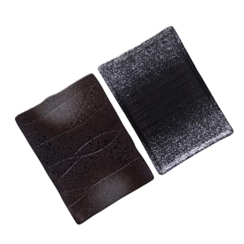 Platos rectangulares japoneses de cerámica, pack x2 miniatura 1