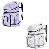 65L Ski Boot Bag Backpack with 8 Pockets, Waterproof Ski Snowboard Boot Bags for Air Travel, Ski Gear Bag Backpacks for Boots, Helmet, Goggle, Gloves, Pants, Jacket, Accessories for Adults