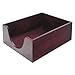 Carver 08213 - Hardwood Letter Stackable Desk Tray, Mahogany-CVR08213