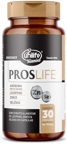 Óleo Abóbora, Licopeno, Zinco e Selênio Unilife 30 Cáps