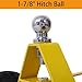 Heavy-Duty Steel Trailer Dolly - 600 Lb Load Capacity, Pneumatic Wheels, 44