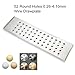 Ejoyous Wire Drawplate, 52 Holes Round Draw Plate Portable Wire Drawing Plate for Jewelry Making, Ejoyouscx8wu5diap