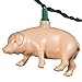 Kurt Adler UL 10-Light Pink Pig Light Set