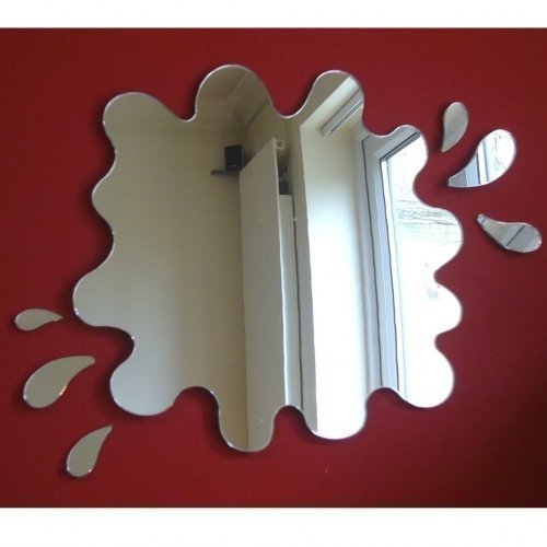 Puddle Mirror 35cm x 32cm and 6 Splashes