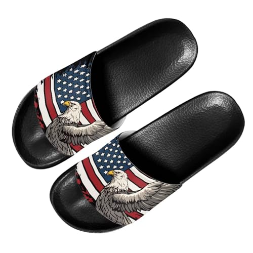 Slide Slippers for Men Quick-dry Shower Slides Non Slip Bathroom Slipper Lightweight Summer Sandals US Size 5-14