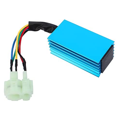 Qazaky Racing 6 Pins Ac Cdi Box For Gy6 50Cc - 70Cc 80Cc 90Cc 110Cc 125Cc 150Cc Scooter 4-Stroke Engine Atv Go Kart Moped Quad Pit Dirt Mini Pocket Bike Chopper 6-Pin 139Qmb 152Qmi 157Qmj 6 Pin #TOP5