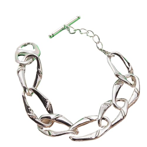 Bracelets irréguliers de créateur avec finition poli miroir
