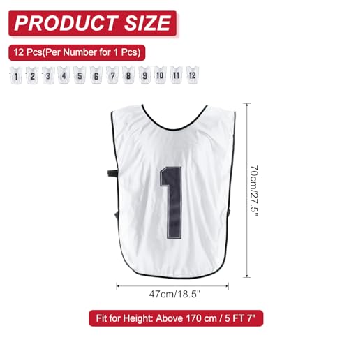Chasuble de foot PATIKIL numérotée pour structurer facilement vos équipes - 2