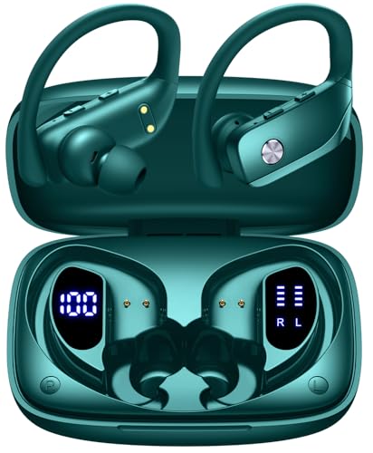 bmanl Wireless Earbuds Bluetooth Headphones Over Ear Hooks Ear Bu...