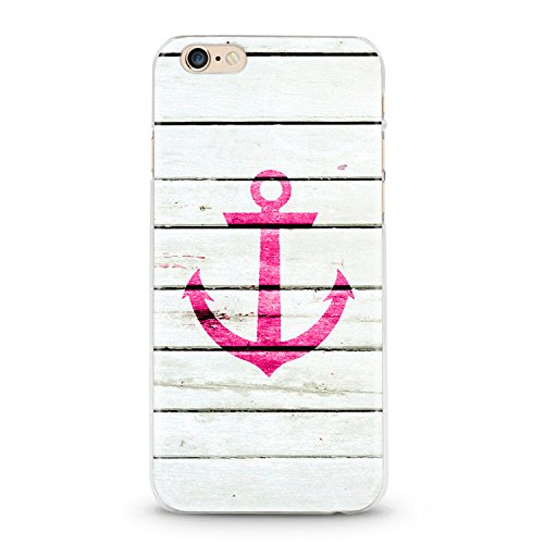 ITGM - Funda compatible con iPhone SE, diseño de ancla, color rosa