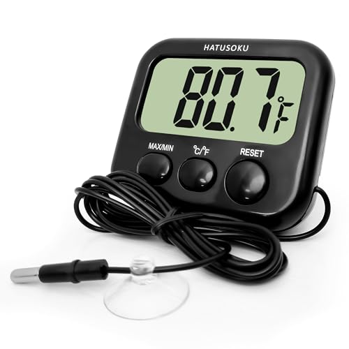 HATUSOKU Digital Thermometer with External Sensor & Magnet