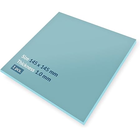 ARCTIC TP-2 (APT2560): Economic Thermal Pad, 145 x 145 x 1,0 mm (1 Pièce) - Pad thermique, Excellente conduction thermique, faible dureté, Gap-Filler idéal, installation facile - Bleu