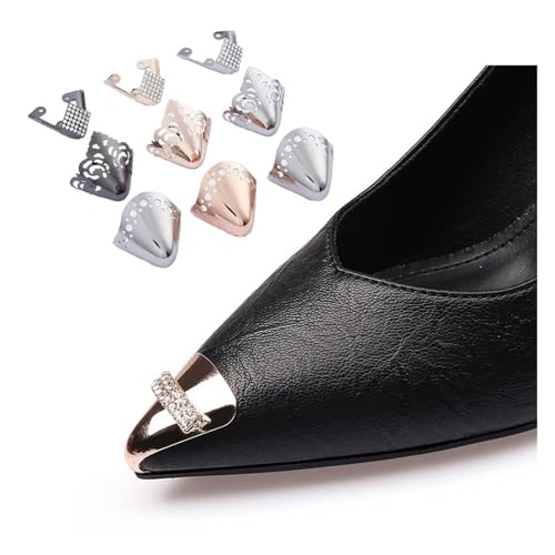 Bouchons de chaussures à talons hauts pour femmes et entretien métal