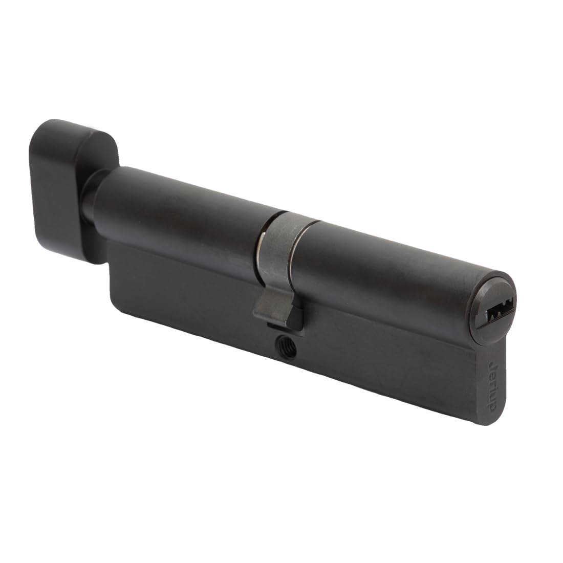 Photo 1 of 100mm (45/10/45) Oil Rubbed Bronze (Black Color) Euro Profile Lock Cylinder with 5 Keys (dimple), Single Open Copper Lock Cylinder, Anti-Rust Corrosion Resistant