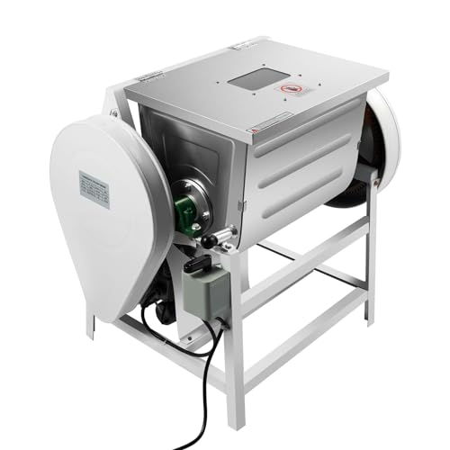 Commercial Dough Mixer, 1500KW 30QT Heavy Duty Electric Kneading Machine Pizzeia Flour Mixing Machine with 40r/min Mixing Rod Speed Kitchen Equipment for Restaurant Pizzeria