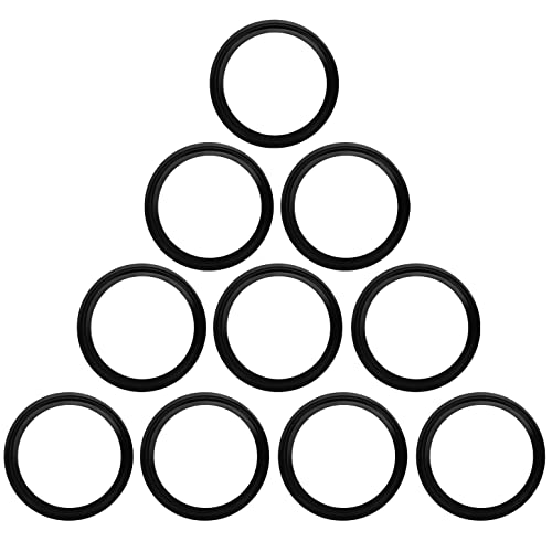 Image of DERNORD 2.5 inch Tri Clamp Buna-N (NBR) Sanitary Gasket Fits Tri-Clover Type Ferrule (Pack of 10)