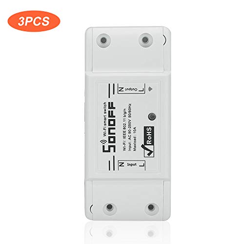 Cnll Interruptor wi-fi básico funciona com alexa para google home temporizador 10a/2200 w interrupto