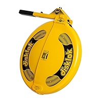 イエロー　disklok、39-41.5cm DISKLOK Gold Edition MEDIUM 39-41.5cm Yellow Steering Wheel