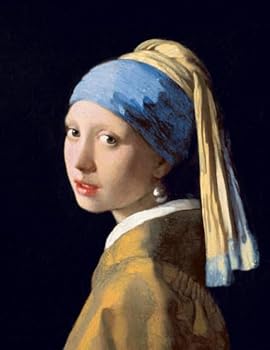 Johannes Vermeer LARGE Notebook #7: Cool Artist Gifts - Girl With A Pearl Earring Vermeer Van Delft Notebook College Ruled to Write in 8.5x11" LARGE 100 Lined Pages