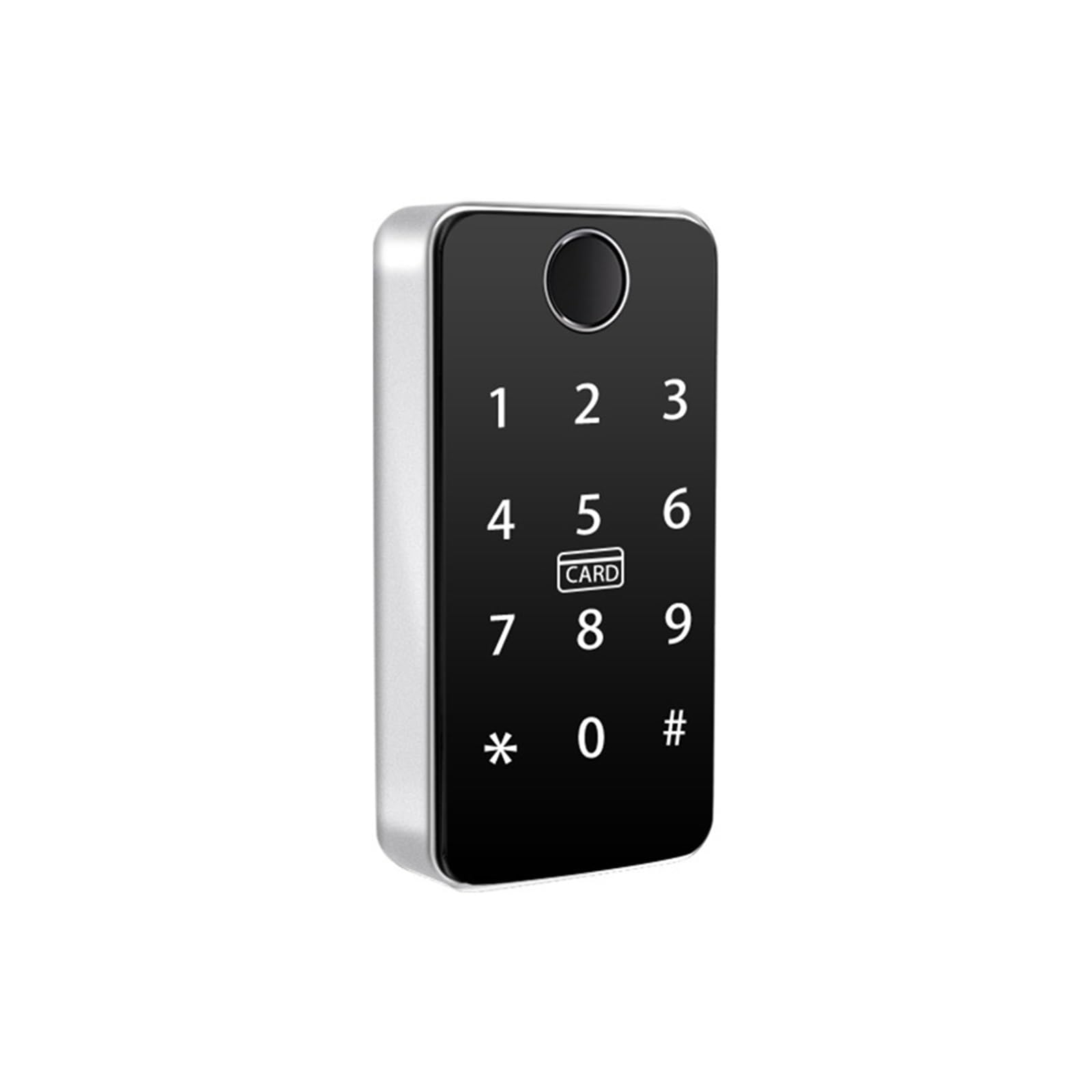 DIGNIFE Smart Door Lock, Sauna Fingerprint Password Cabinet Lock Touch Induction Electronic Lock(Silver)
