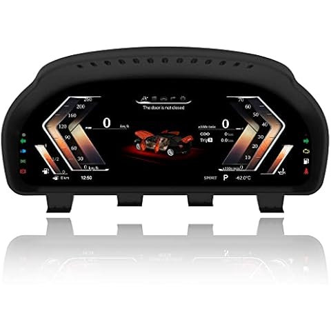 MOOKAKA for BMW X5 F15 X6 F16 2013-2017 LCD Dashboard Player Digital Instrument Cluster Panel Multifunction Speedometer Head unit Car Multimedia Player 12.3 Inch HD 1080P Screen Cover