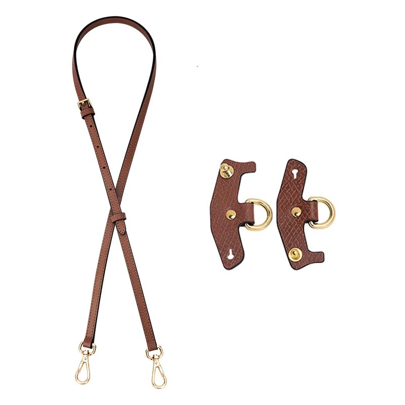 Image of Vachetta Leather Purse Strap Replacement for Longchamp Strap Kit