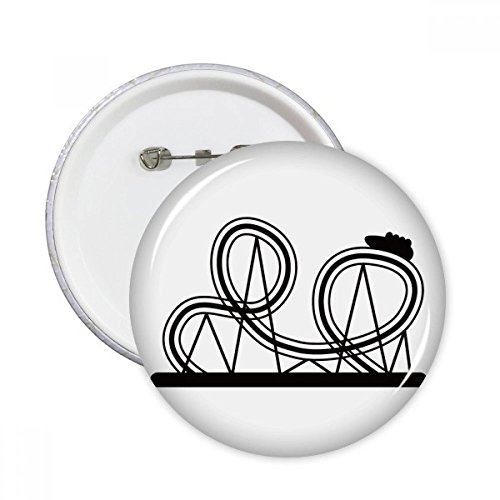 Pins Roller Coaster Badge Rond XXL pour Personnaliser un Sac