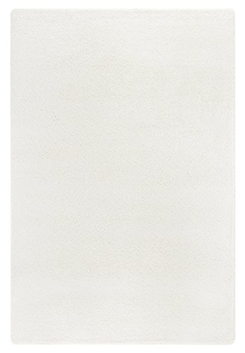 Shaggy Webteppich kuschelig weich Wohnbereich Uni natur 80 x 200 cm. Weitere Farben und Größen...