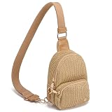 Ambistra Faux Straw Crossbody Bags for Women Summer Purse 2026 Anti Theft RFID Woven Small Sling Bag...