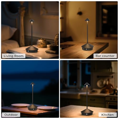 2-Pack Cordless LED Table Lamps - 6000mAh Rechargeable - Image 8