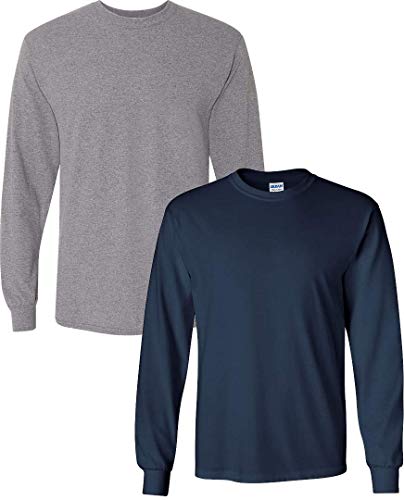 Image of Gildan Men's Ultra Cotton Long Sleeve T-shirt, Style G2400